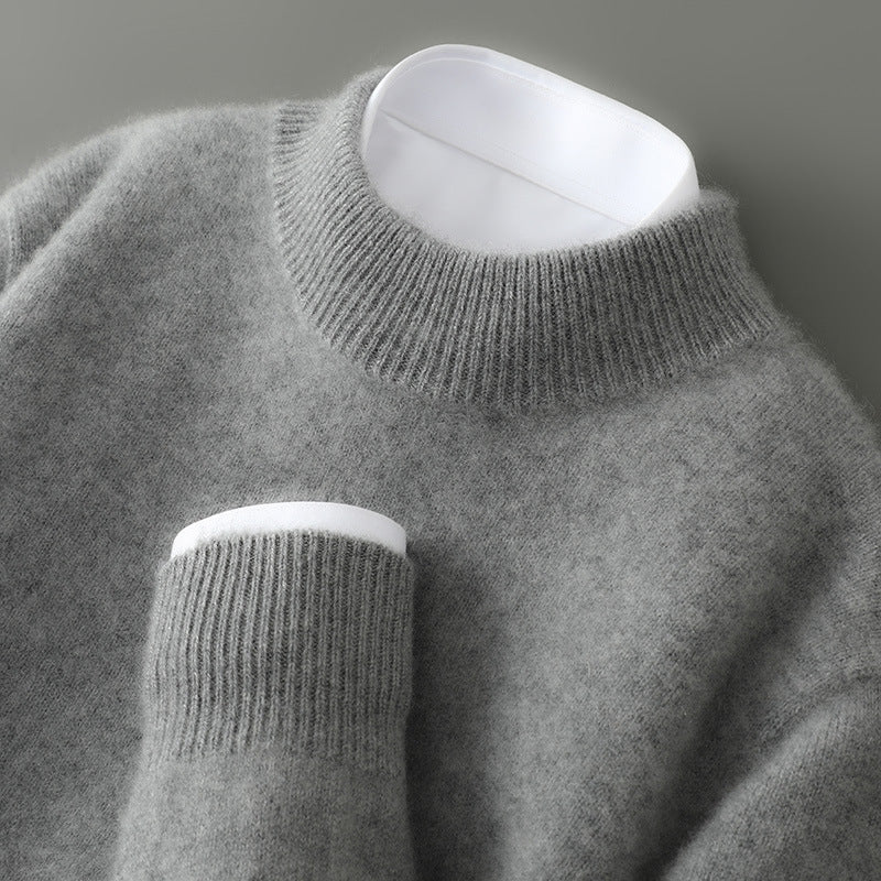 Knit sweater - low turtleneck
