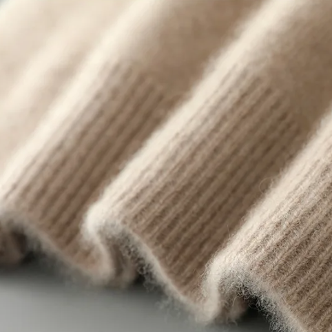 Knit sweater - low turtleneck