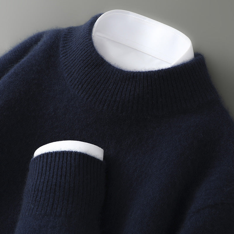 Knit sweater - low turtleneck