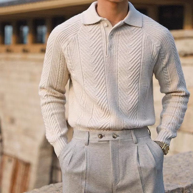 Knitted pullover sweater