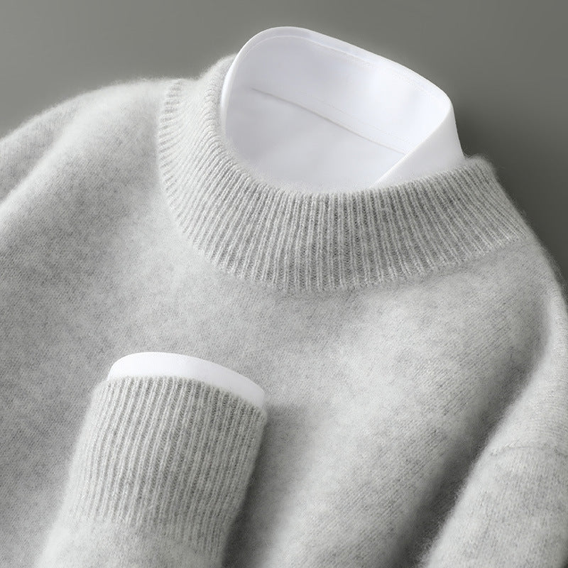 Knit sweater - low turtleneck