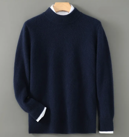 Knit sweater - low turtleneck
