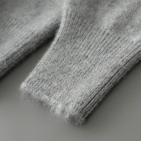 Knit sweater - low turtleneck