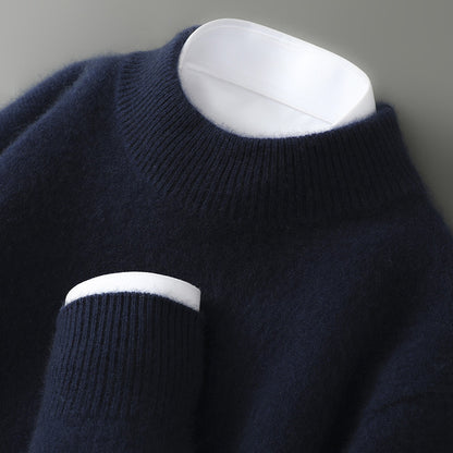 Knit sweater - low turtleneck