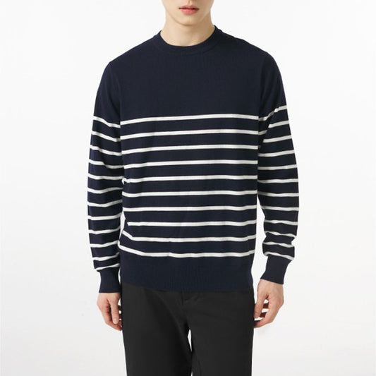 Striped Crew Neck Sweater