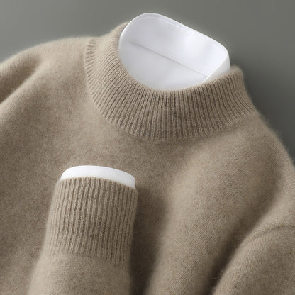 Knit sweater - low turtleneck