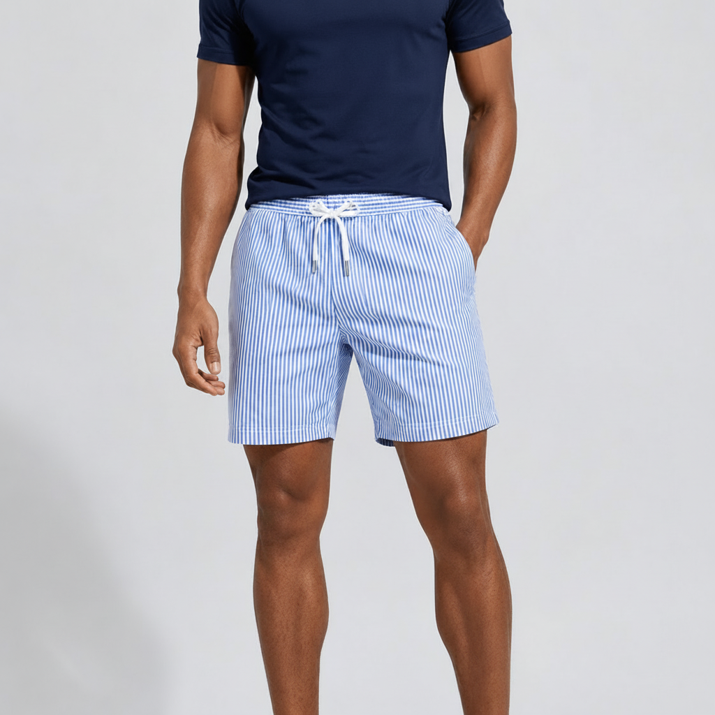 RAVELLO Striped Shorts